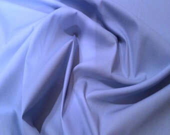 Candy Blue - 100% Cotton Poplin Dress Fabric Material - Plain Solid Colours - Metre/Half - 44" (112cm) wide