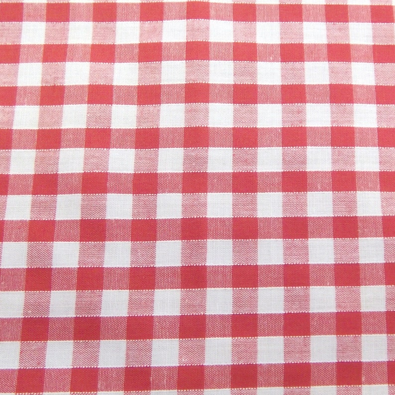 57/" 1 inch Check Winceyette Flannelette Fabric Brushed Cotton Soft 145cm