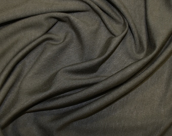 Olive - Bamboo Jersey Knit Fabric - OekoTex - 155cm (61") wide