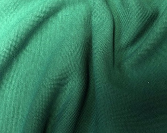 Petrol Green/Blue - Stretch Cotton Jersey Tube Tubing Fabric Material - 37cm round (14.5") wide
