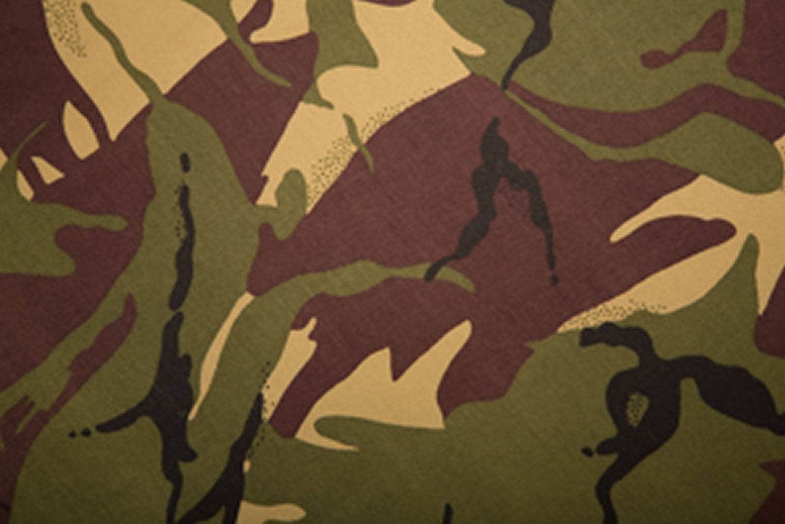 Jungle Camo Camouflage 100 Cotton Drill Fabric Medium Weight