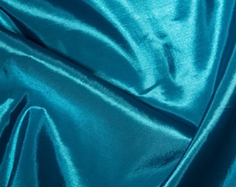 Turquoise Taffeta Fabric Polyester Material 145cm (57") Wide