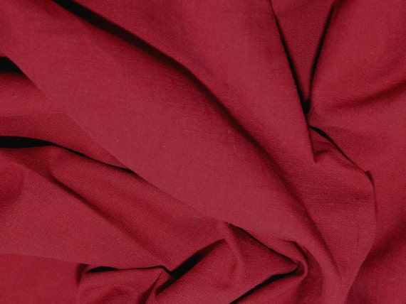 Wine - Linen Look 100% Cotton Dress Fabric Material - Metre/half - 58"  (145cm) Wide - Etsy UK
