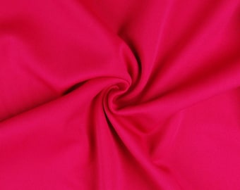 Cerise Pink - Plain Scuba Bodycon Jersey Stretch Fabric Material -160cm (63") wide