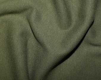 Forest Green - Stretch Cotton Jersey Tube Tubing Fabric Material - 37cm round (14.5") wide