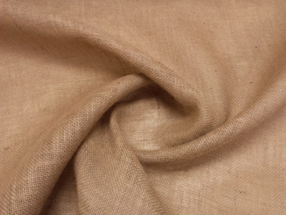 Natural Hessian Burlap Jute Fabric - 100cm (40") Wide - per metre, half metre or fat quarter