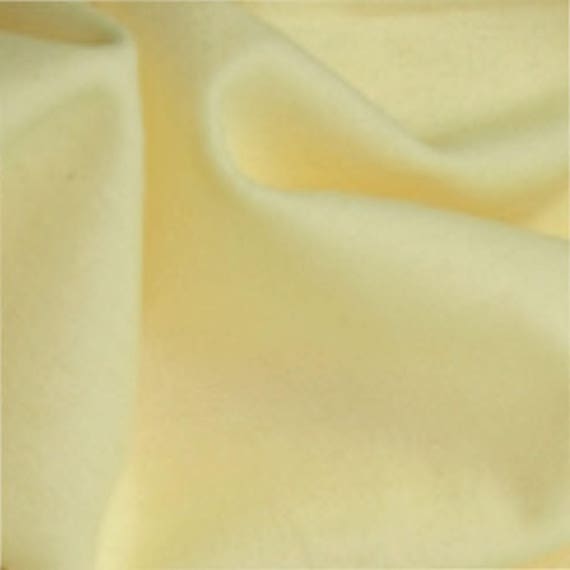 Plain Lemon 100/% Brushed Cotton Winceyette Flannelette *Per Metre