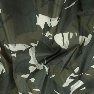 Desert - Camo Ripstop Army Military Camouflage Fabric Material - 59/150cm  wide - Rip-Stop