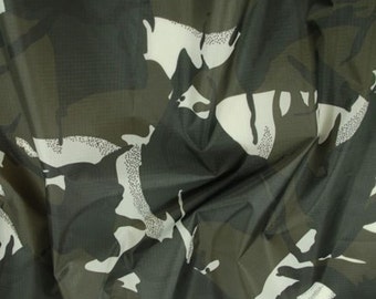 Arctic - Camo Ripstop Army Military Camouflage Fabric Material - 59"/150cm wide- Rip-Stop