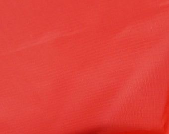 Red - Ripstop Fabric - Plain Solid Colours - Material - 59" (150cm) wide - Rip-Stop Polyester