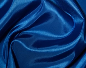 Royal Blue Taffeta Fabric Polyester Material 145cm (57") Wide