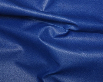 Royal Blue - Soft Water Repellent Polyester PU Coated Fabric - Plain Solid Colours - 57" (145cm) wide