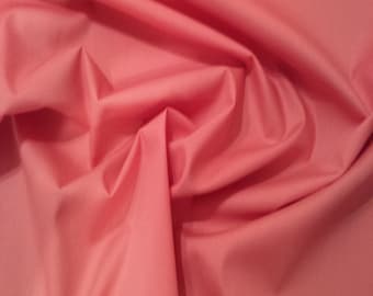 Blush Pink - 100% Cotton Poplin Dress Fabric Material - Plain Solid Colours - Metre/Half - 44" (112cm) wide
