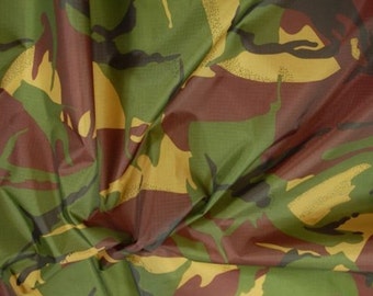 Jungle - Camo Ripstop Army Military Camouflage Fabric Material - 59"/150cm wide- Rip-Stop