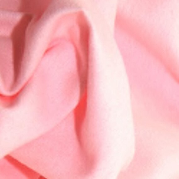 Pink Plain Winceyette Flannelette 100 Brushed Cotton Fabric 105cm