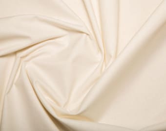 Ivory - Extra Wide Cotton Sheeting Fabric 100% Cotton Material - 239cm (94") wide