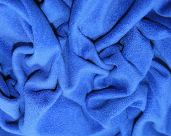 Royal Blue - Polar Fleece Fabric - Metre/Half - Anti Pil - 59" (150cm) wide