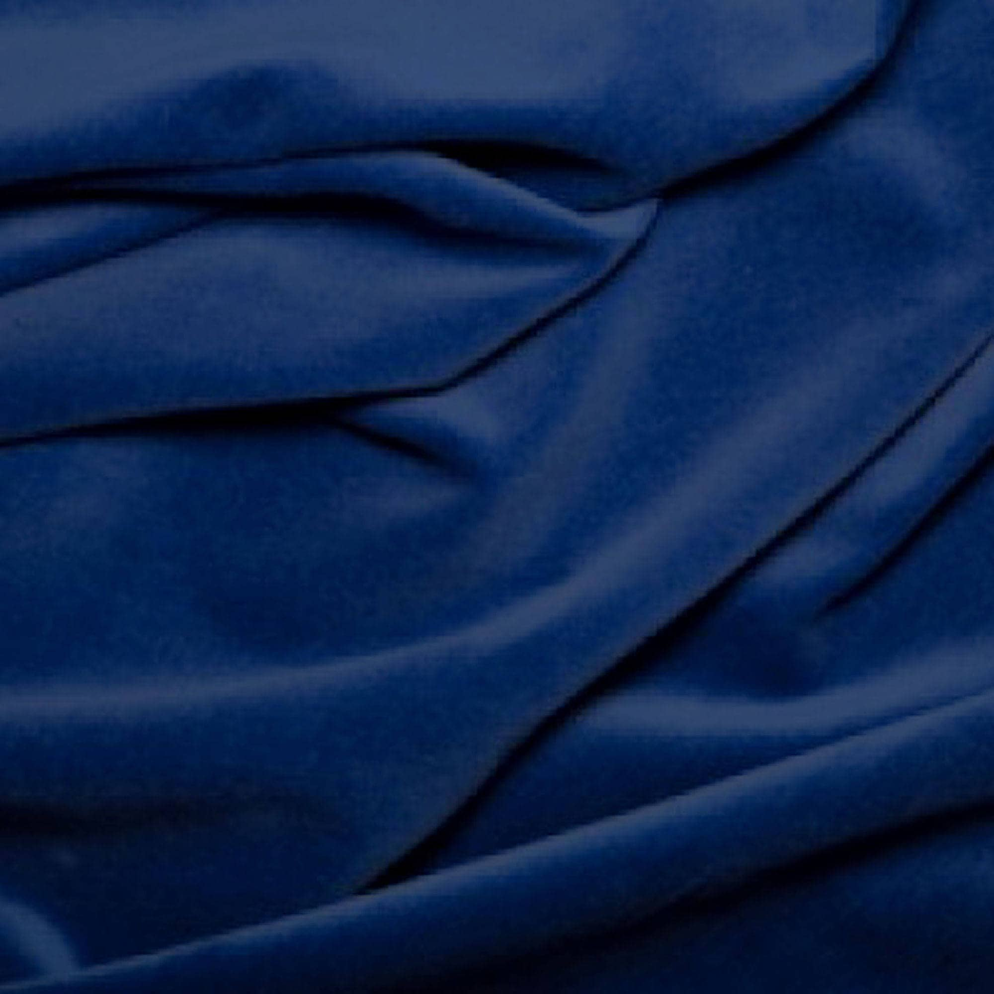 Royal Blue Premium 100% Cotton Velvet Fabric Material - 112cm (44) wide