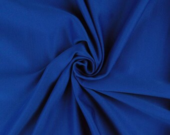 Royal Blue - Plain Scuba Bodycon Jersey Stretch Fabric Material -160cm (63") wide