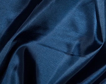 Navy Blue Taffeta Fabric Polyester Material 145cm (57") Wide