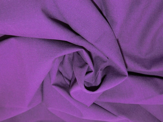 Buy Purple - Linen Look 100% Cotton Dress Fabric Material - Metre/half -  58" (145cm) Wide Online in India - Etsy