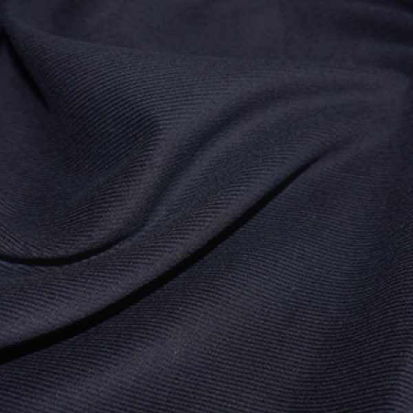 Navy Blue - Needlecord Cotton Corduroy 21 Wale Fabric Material - 140cm (55") wide