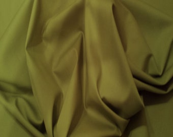 Green - 100% Cotton Poplin Dress Fabric Material - Plain Solid Colours - Metre/Half - 44" (112cm) wide