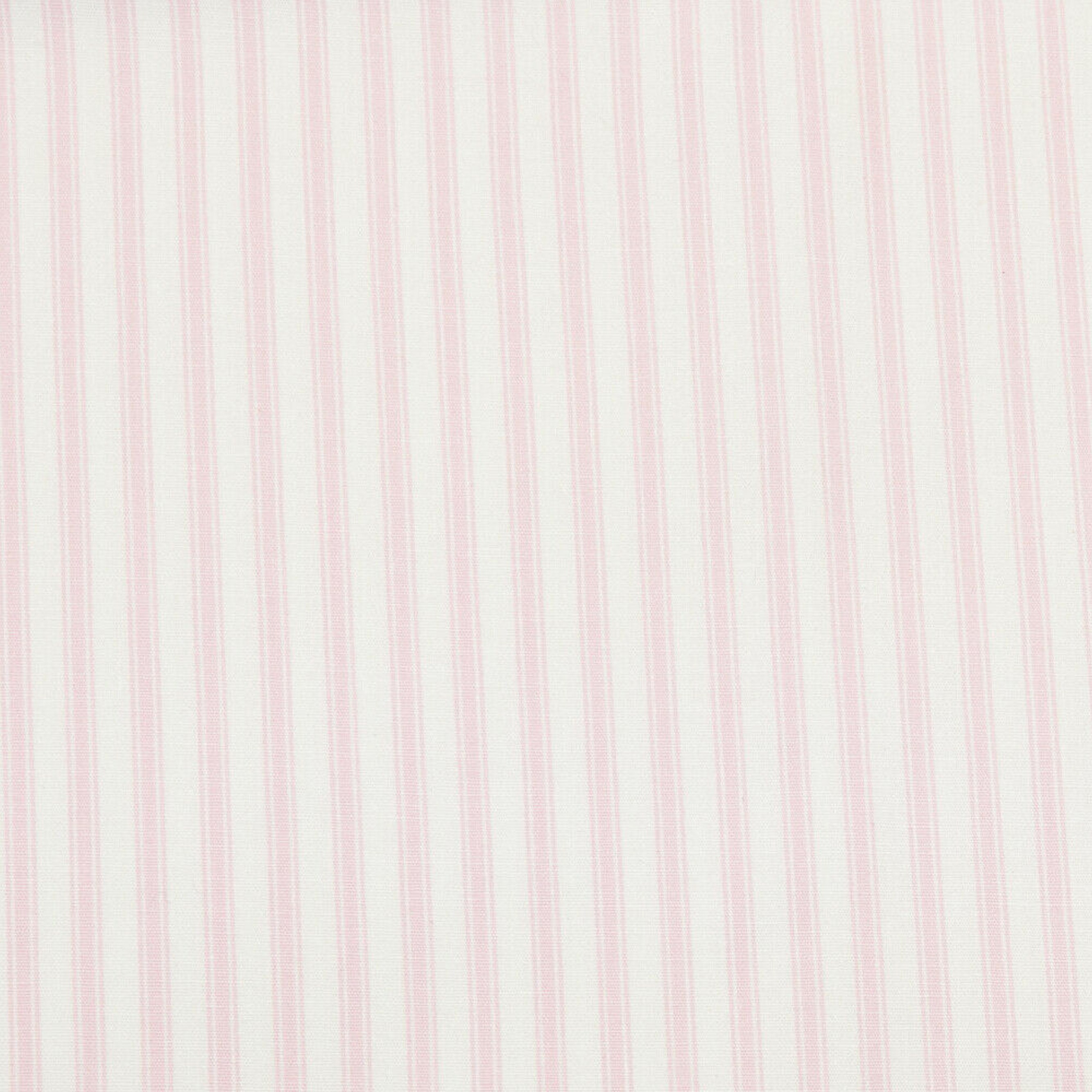 Pink Ticking Stripe Fabric 100 Cotton Poplin Dress / Craft Fabric