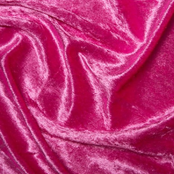 Crushed Velvet Fabric-Light Pink 150cm wide craft fabric dress fabric  velour