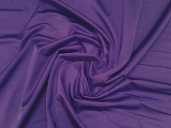 83/% Poly 17/% Spandex White Prepared for Print Stretch Knit Fabric Half M