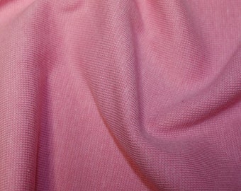 Pink - Stretch Cotton Jersey Tube Tubing Fabric Material - 37cm round (14.5") wide