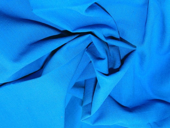 Turquoise - Linen Look 100% Cotton Dress Fabric Material - Metre/half - 58"  (145cm) Wide - Etsy UK