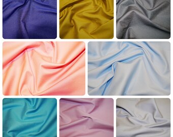 Yarn Dyed Stretch Denim 7.5oz Fabric - 100% Cotton Material - 140cm (55") Wide