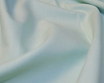 Mint Green - Plain Chambray 100% Yarn Dyed Cotton Fabric - OekoTex - Metre/Half/FQ - 56" (144cm) wide