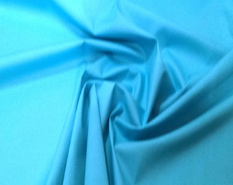 Peacock - 100% Cotton Poplin Dress Fabric Material - Plain Solid Colours - Metre/Half - 44" (112cm) wide