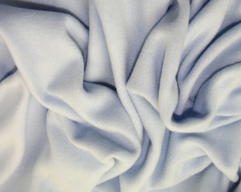 Pale Blue - Polar Fleece Fabric - Metre/Half - Anti Pil - 59" (150cm) wide