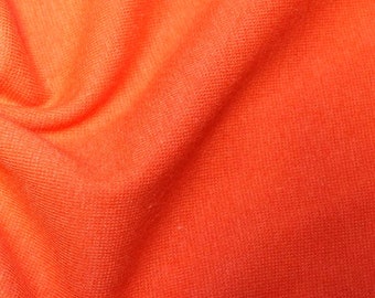 Orange - Stretch Cotton Jersey Tube Tubing Fabric Material - 37cm round (14.5") wide