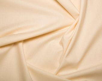 Cream - Extra Wide Cotton Sheeting Fabric 100% Cotton Material - 239cm (94") wide