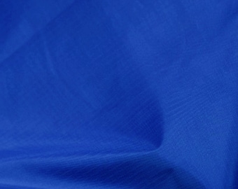 Royal Blue - Ripstop Fabric - Plain Solid Colours - Material - 59" (150cm) wide - Rip-Stop Polyester