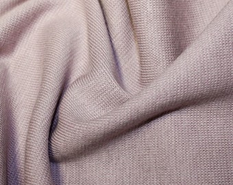 Mauve - Stretch Cotton Jersey Tube Tubing Fabric Material - 37cm round (14.5") wide