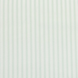 Mint Green Ticking Stripe Fabric - 100% Cotton Poplin Dress / Craft Fabric - Metre/Half/FQ - 44" (112cm) wide