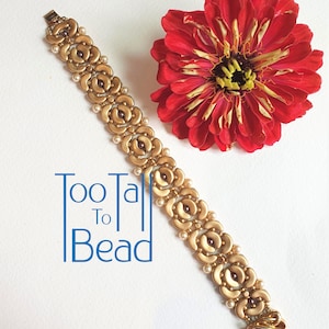 Beading Pattern - Biba Bracelet - Beadwork Tutorial PDF Download