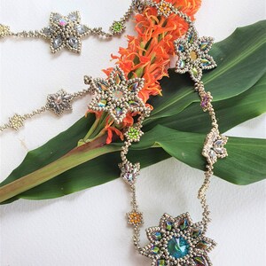 Beading Pattern - 1234 Flowers - Beadwork PDF Tutorial , Make 4 ...