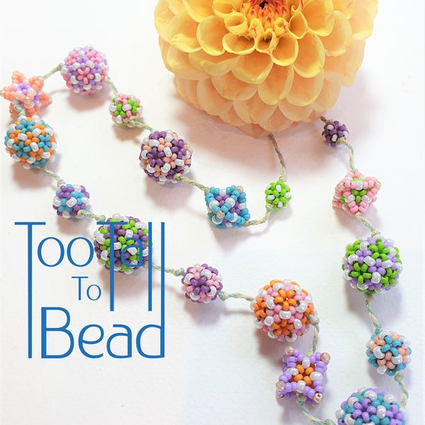 Beading Pattern - Little Tiny Beaded Beads - PDF Tutorial Download