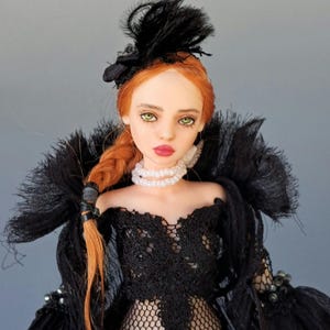 1/12 scale  doll ooak 14 cm 5,5 inches dollhouse doll