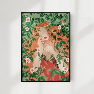 Stop nooit met groeien - posters en kaarten verkrijgbaar in 5 formaten - voor de groene heks en natuurliefhebber