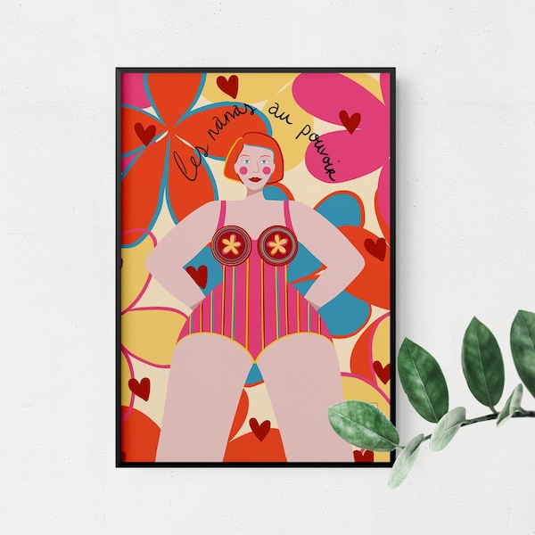 Girl Power - Les Nanas Au Pouvoir - Niki de Saint Phalle - Posters and cards available in five sizes - women who rise