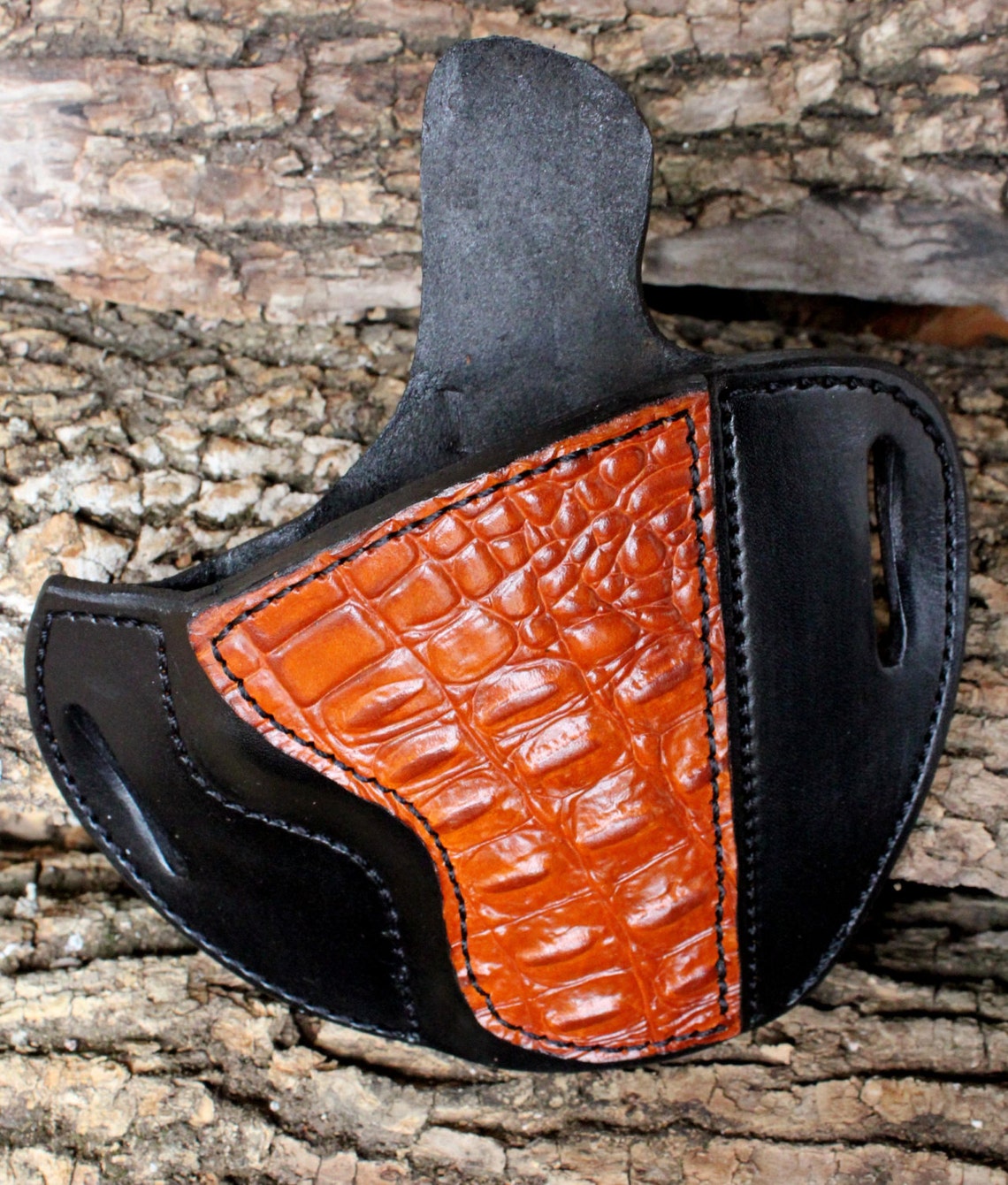 Custom Leather Holster for S/W M & P Crocodile Etsy