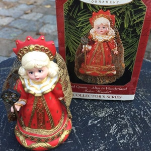 Hallmark Ornament-1999-Red Queen-Alice in Wonderland-Madame Alexander-Stocking Stuffer-Fourth in Series-Collectors Series-John Francis