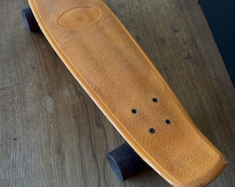 Skateboard - MAKAHA - Skateboard vintage - Orange - Skateboard en plastique - Plastique - Skateboard rétro